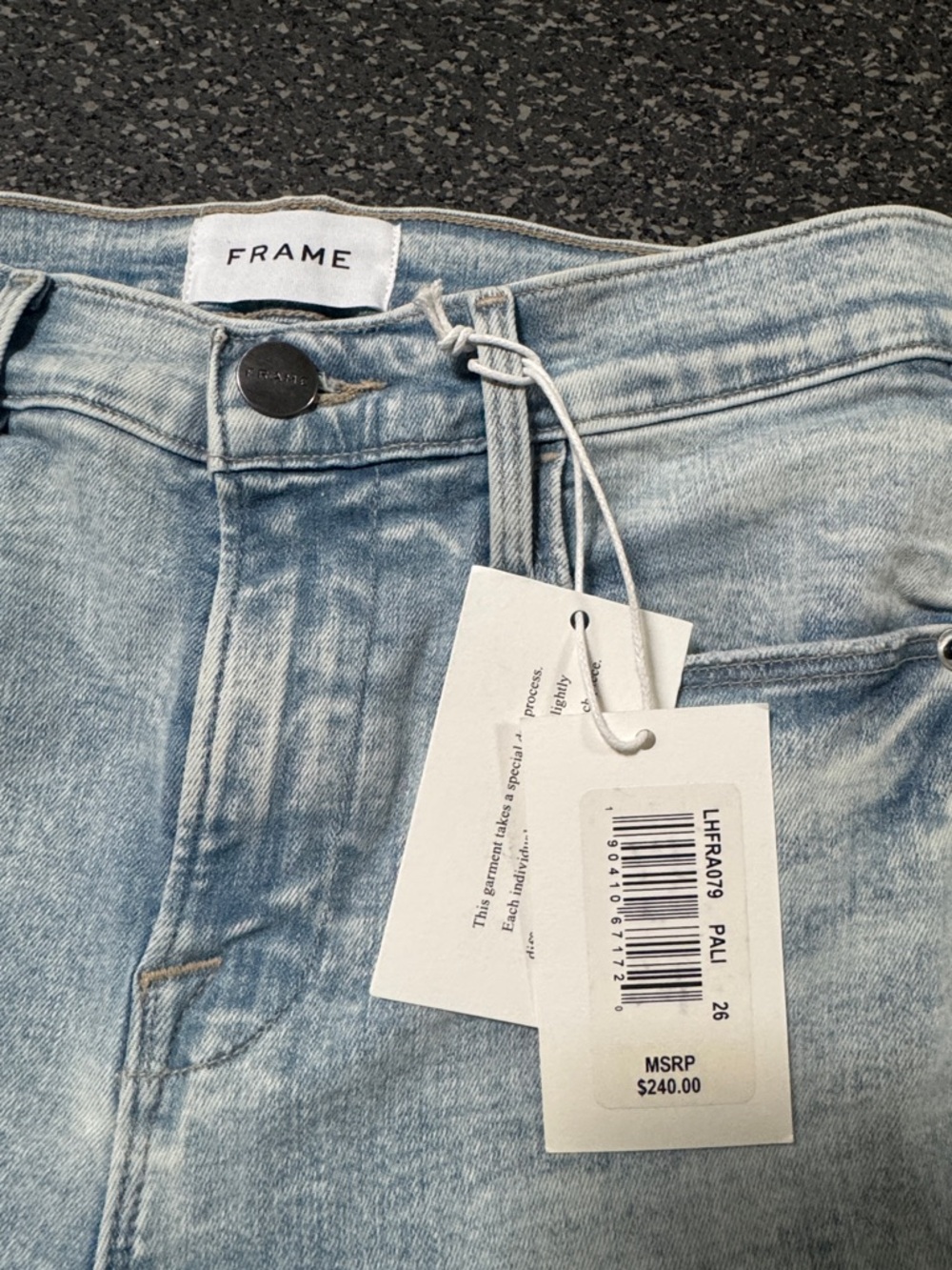 Frame Denim Light Wash High-Rise Women's Jeans